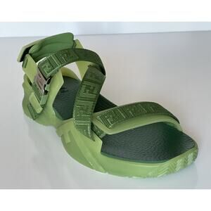 NIB $895 Fendi Men's FF Strapped Basil Sandals 11 US/ 10 UK Italy 7X1503